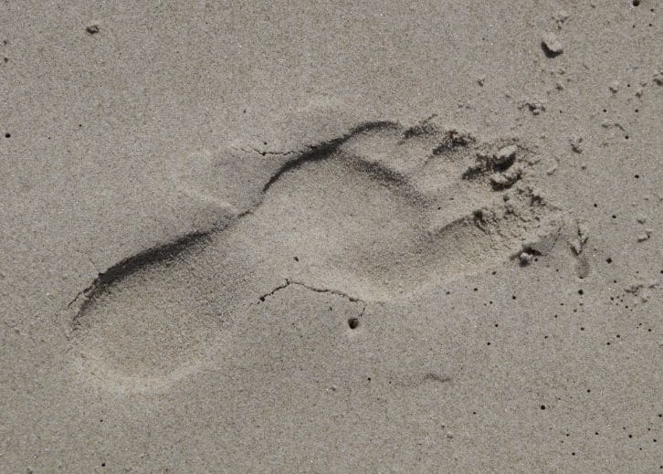 Chůze v písku