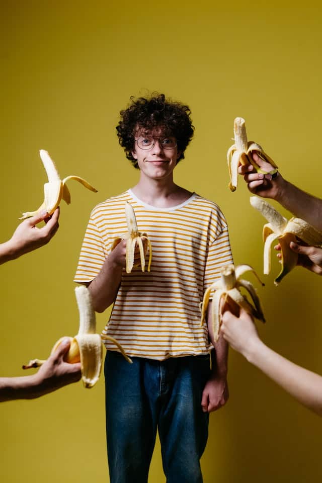 Banán jako ideální svačina.